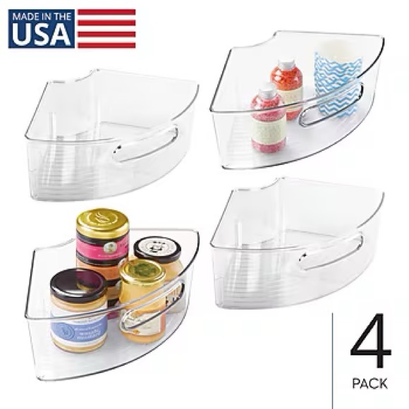 Lazy Susan Storage Bins